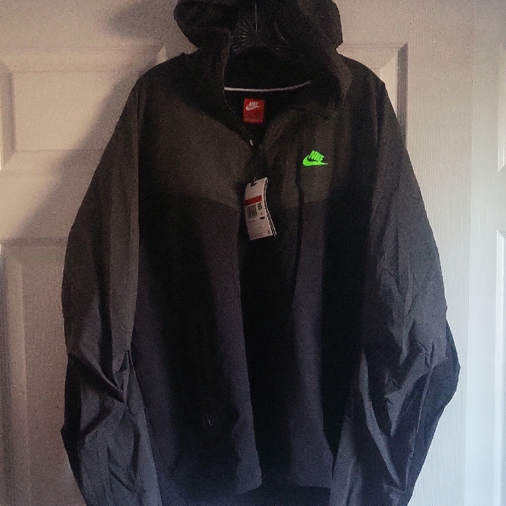 Mens Nike Tech Woven Black/Grey Jacket